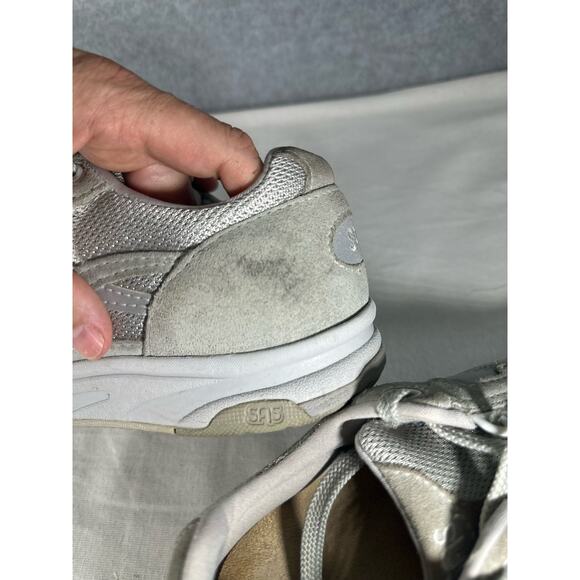SAS Women’s sz 7 Grey Journey Mesh Lace Up Sneakers Comfort Diabetic Medicare - Picture 4 of 11